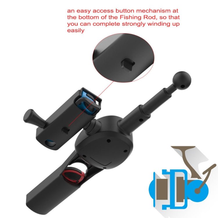 JYS NS192 Fishing Rod Game Handle Accessories For Nintendo Switch, NS192 - ORIWHIZJYSNintendo AccessoriesNintendo Accessories Gamepads