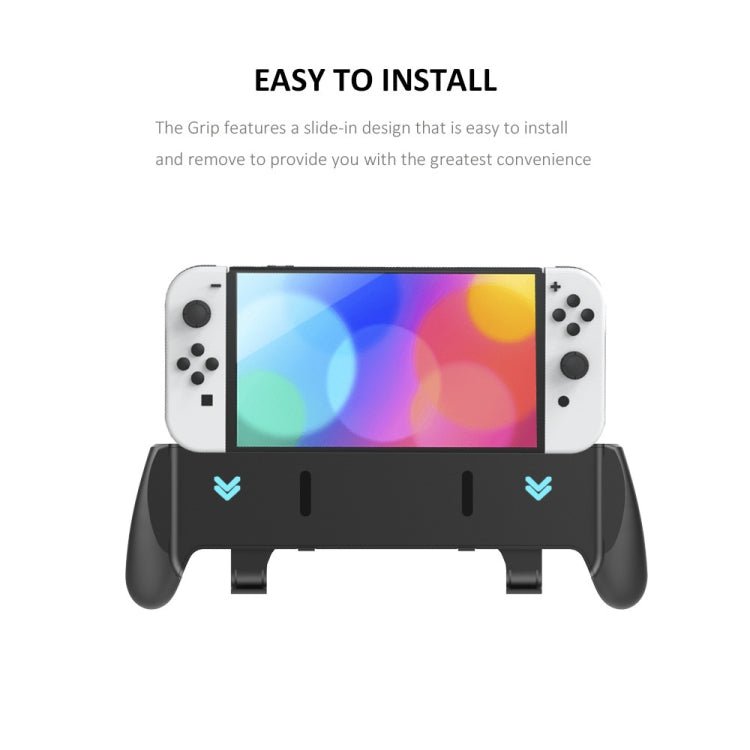 JYS NS218 Multifunctional Game Console Integrated Protective Case With Grip For Switch OLED, White, Black - ORIWHIZJYSNintendo AccessoriesNintendo Accessories Cases