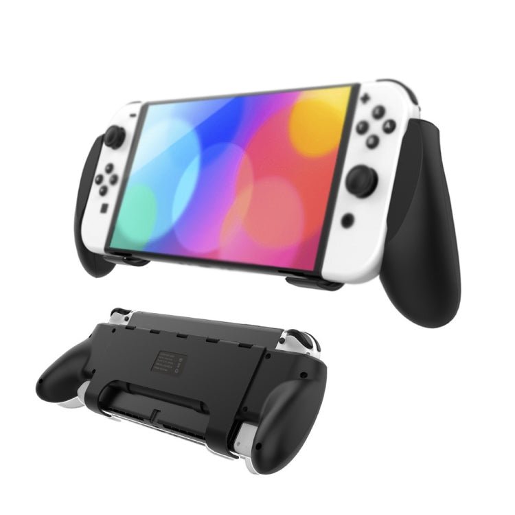 JYS NS218 Multifunctional Game Console Integrated Protective Case With Grip For Switch OLED, White, Black - ORIWHIZJYSNintendo AccessoriesNintendo Accessories Cases