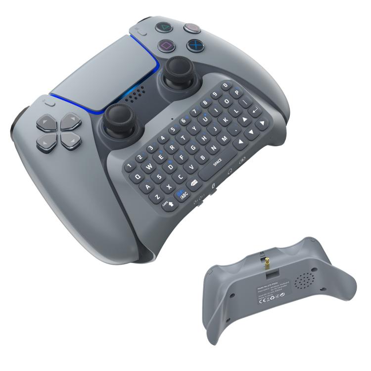 JYS - P5121 Bluetooth Wireless Handle Keyboard Can Chat Voice External Keyboard Suitable For PS5, Note: Without Handle, JYS - P5121 (Grey) - ORIWHIZSony AccessoriesSony Accessories GamepadsToys & Hobbies
