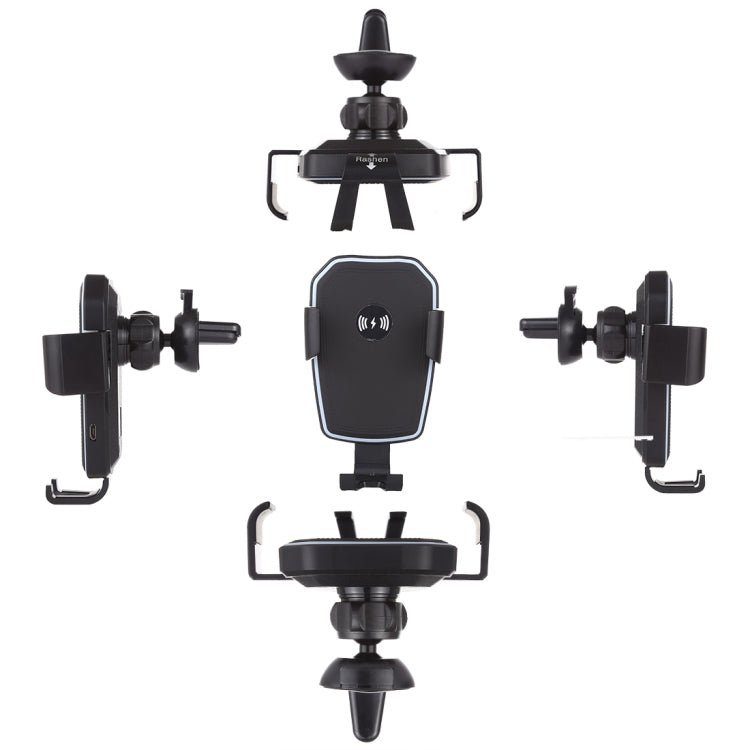 K81 10W QI Universal Rotating Gravity Induction Car Wireless Charging Mobile Phone Holder with Suction Cup, K81 - ORIWHIZ