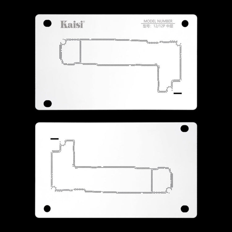 Kaisi 18 in 1 Silicone Middle Layer Tin Planting BGA Reballing Platform for iPhone X - 14 Pro Max, Kaisi 18 in 1 - ORIWHIZ