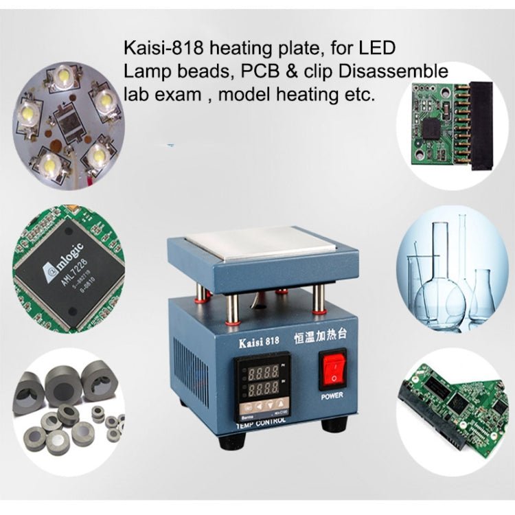 Kaisi 818 Heating Station Constant Temperature Heating Plate, US Plug, Kaisi 818 US Plug, Kaisi 818 EU Plug - ORIWHIZ