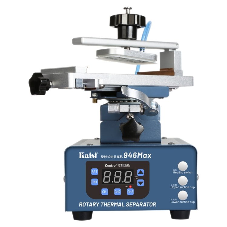 Kaisi 946 Max Double Vacuum Pumps LCD Separator Rotating Thermal Machine, US Plug, EU Plug, UK Plug - ORIWHIZ