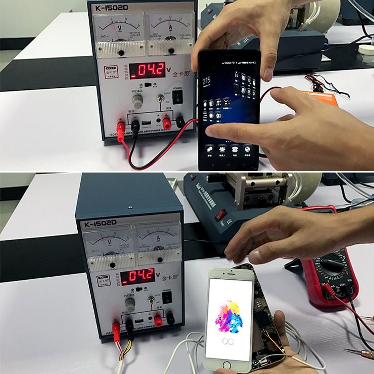 Kaisi K - 1502D Repair Power Supply Current Meter 2A Adjustable DC Power Supply Automatic Protection, US Plug, US Plug, EU Plug - ORIWHIZ