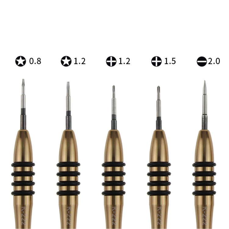 Kaisi K - 5222 7 in 1 Plastic Opening Pick + Precision Screwdriver Set Tablet PC Cell Phone Repair Kit, K - 5222 - ORIWHIZ