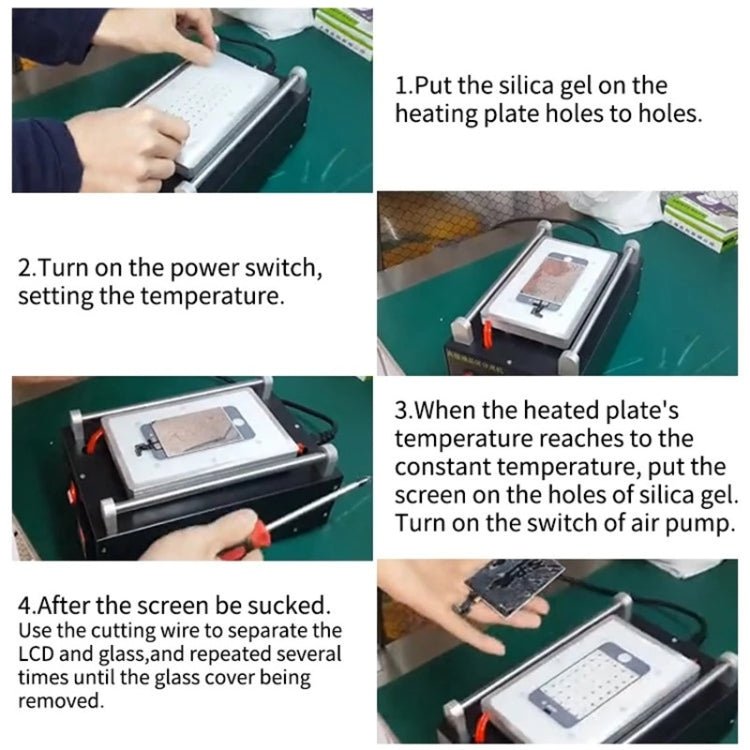 Kaisi NT942 Phone Screen Disassembly Machine, EU Plug, UK Plug, AU Plug - ORIWHIZ
