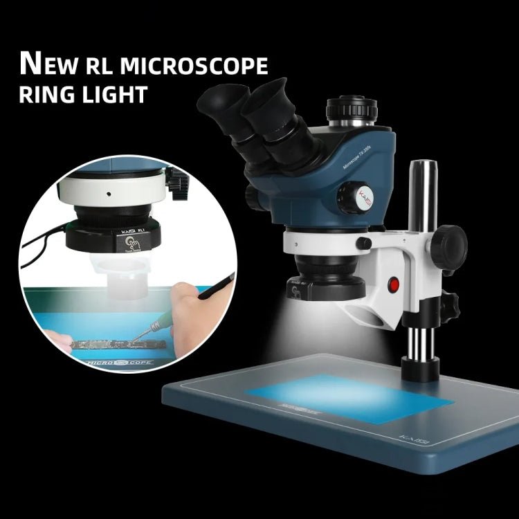 Kaisi RL1 28 Lamp Beads USB Interface Adjustable Brightness Microscope LED Ring Light - ORIWHIZ