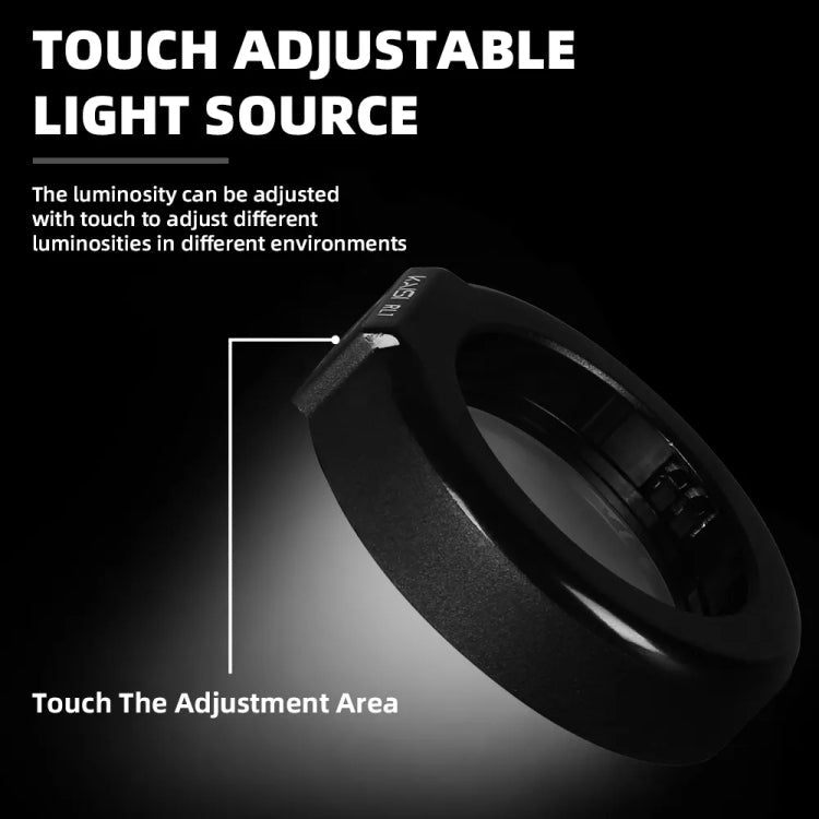 Kaisi RL1 28 Lamp Beads USB Interface Adjustable Brightness Microscope LED Ring Light - ORIWHIZ