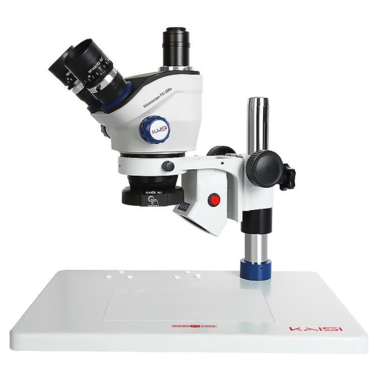 Kaisi TX - 350E Ver1.2 7X - 50X Microscope Zoom Stereo Microscope with Big Base, Kaisi TX - 350E - ORIWHIZ