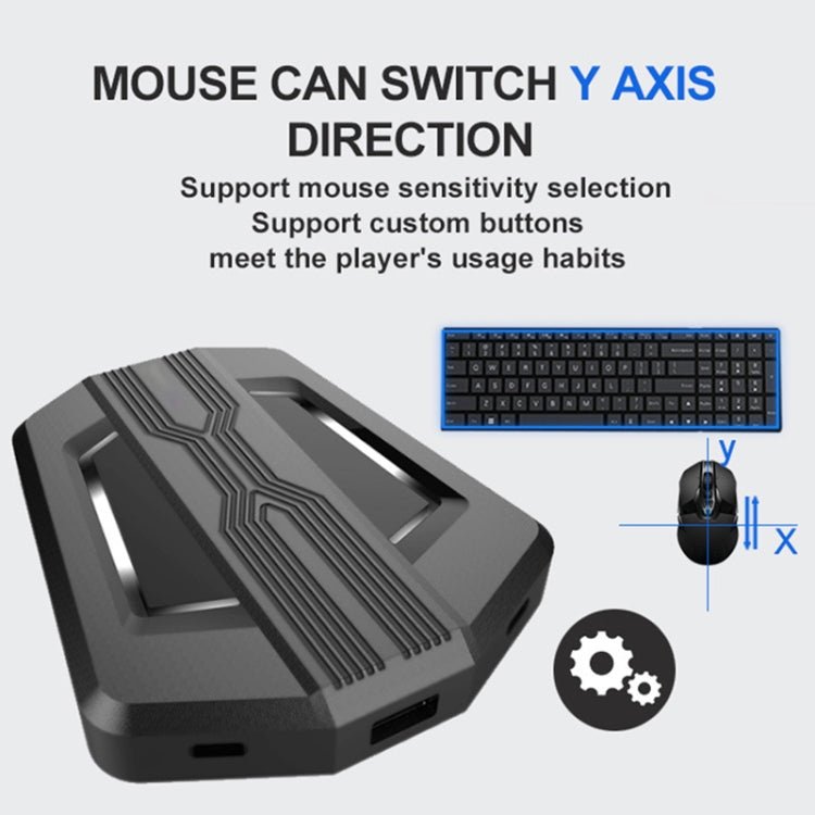 Keyboard And Mouse Converter For PS4/Switch/PS4 Pro/XBOX ONE, Black, Support Audio Models - ORIWHIZSony AccessoriesSony Accessories Adapter & CablesToys & Hobbies