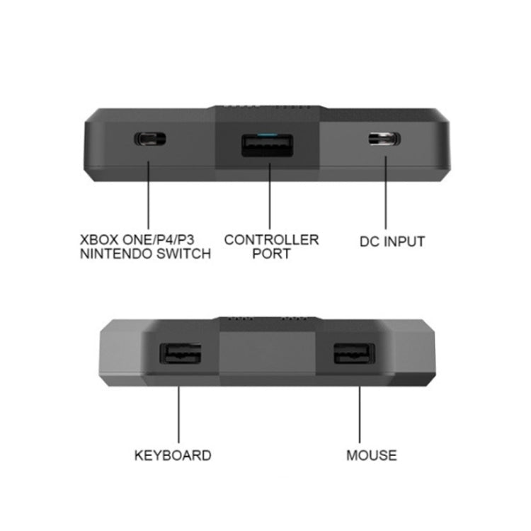 Keyboard And Mouse Converter For PS4/Switch/PS4 Pro/XBOX ONE, Black, Support Audio Models - ORIWHIZSony AccessoriesSony Accessories Adapter & CablesToys & Hobbies