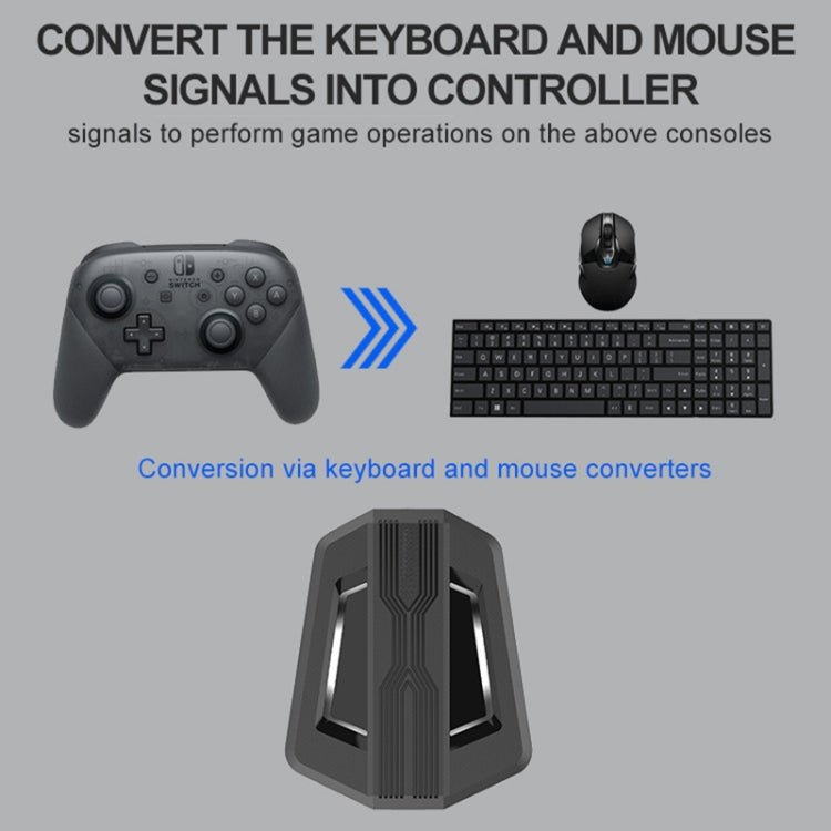 Keyboard And Mouse Converter For PS4/Switch/PS4 Pro/XBOX ONE, Black, Support Audio Models - ORIWHIZSony AccessoriesSony Accessories Adapter & CablesToys & Hobbies