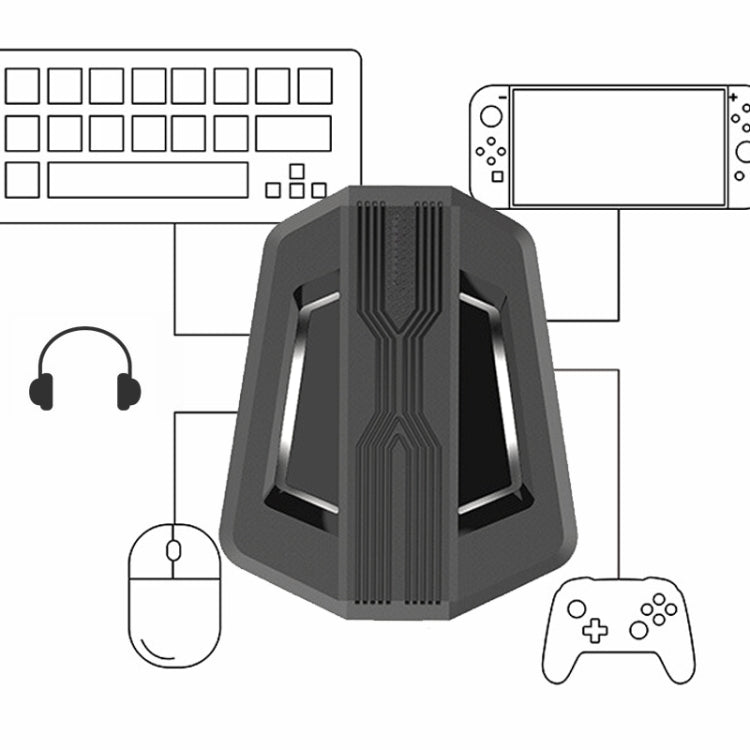 Keyboard And Mouse Converter For PS4/Switch/PS4 Pro/XBOX ONE, Black, Support Audio Models - ORIWHIZSony AccessoriesSony Accessories Adapter & CablesToys & Hobbies