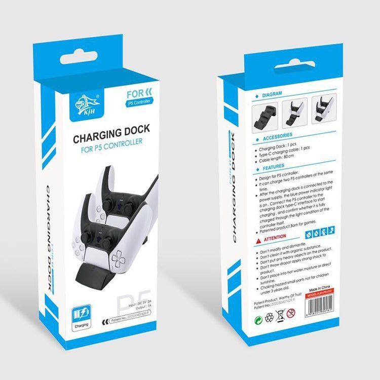 KJH Dual Controller Charging Station Cradle For PS5, Charging Station Cradle For PS5 - ORIWHIZSony AccessoriesSony Accessories Charger & PowerToys & Hobbies