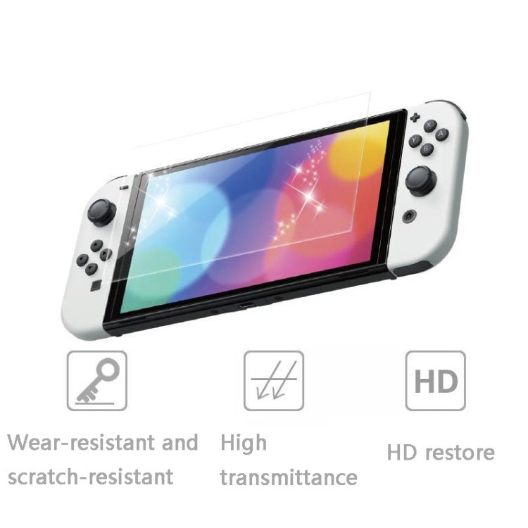 KJH NS - 062 Game Consoles Anti - Fingerprint Screen Protective Film For Nintendo Switch OLED, NS - 062 - ORIWHIZKJHNintendo AccessoriesNintendo Accessories Tempered Glass
