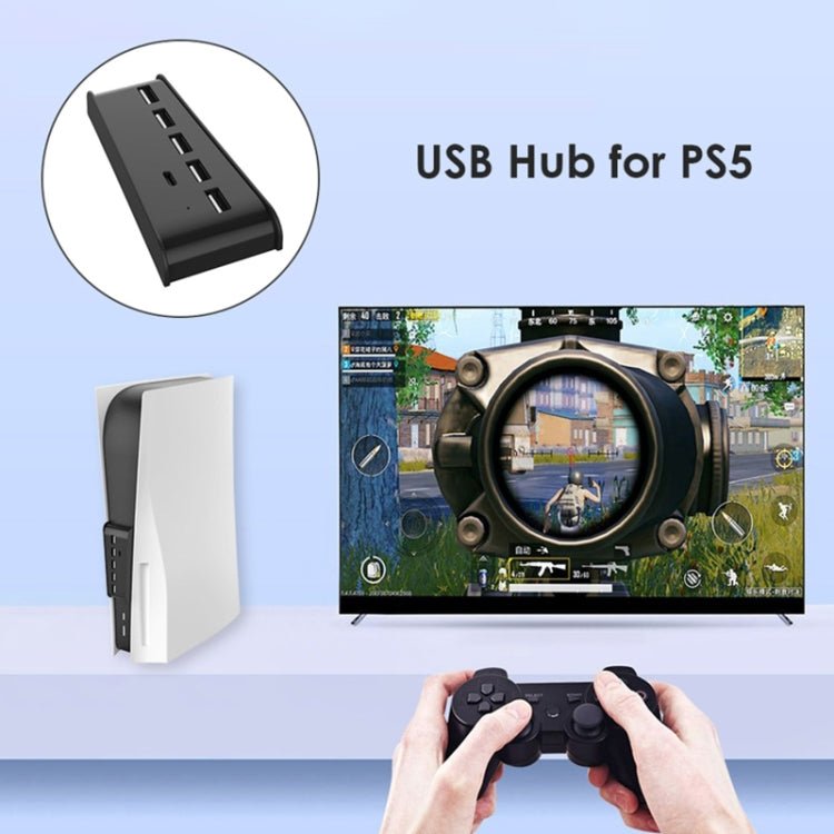 KJH P5 - 008 6 in 1 USB Splitter Expander Hub Adapter For PS5, KJH P5 - 008 - ORIWHIZSony AccessoriesSony Accessories Adapter & CablesToys & Hobbies