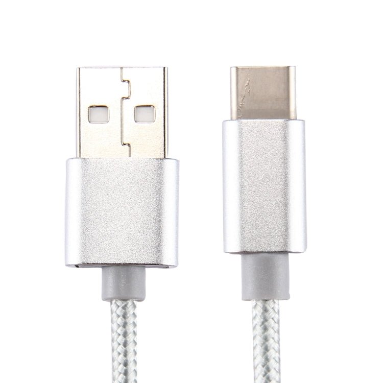 Knit Texture USB to USB - C / Type - C Data Sync Charging Cable, Cable Length: 1m, 3A Total Output, 2A Transfer Data - ORIWHIZ