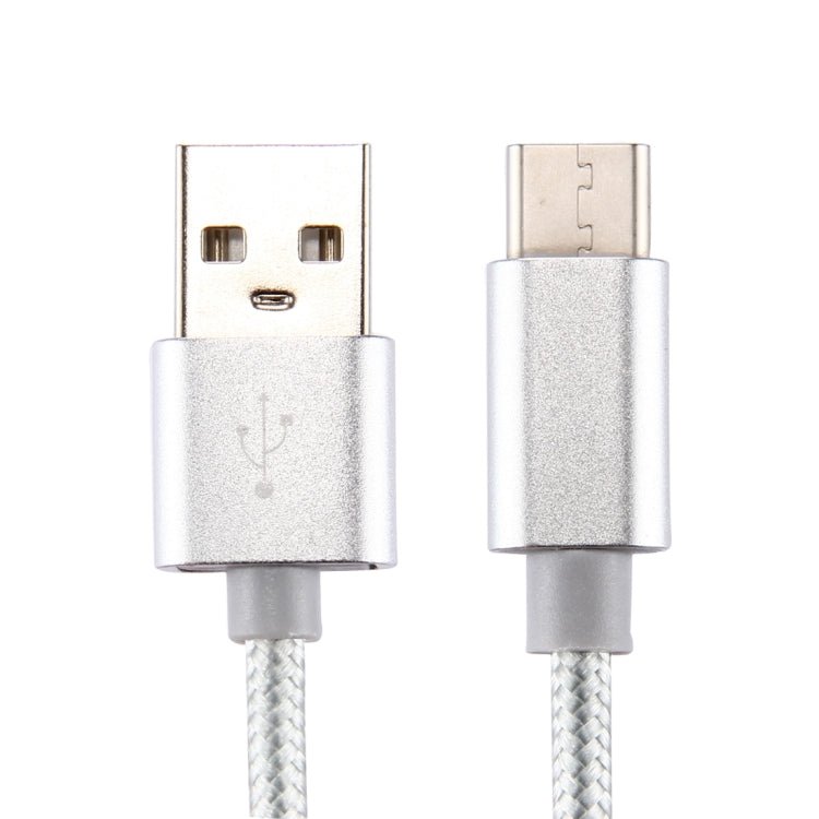 Knit Texture USB to USB - C / Type - C Data Sync Charging Cable, Cable Length: 1m, 3A Total Output, 2A Transfer Data - ORIWHIZ