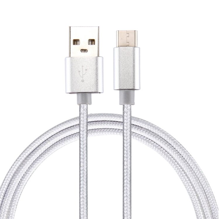 Knit Texture USB to USB - C / Type - C Data Sync Charging Cable, Cable Length: 3m, 3A Total Output, 2A Transfer Data - ORIWHIZ