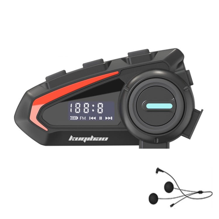 KUQIBAO Motorcycle Helmet Waterproof Bluetooth - compatible Headset With Screen - ORIWHIZConsumer ElectronicsKUQIBAOMotorcycle Walkie Talkie