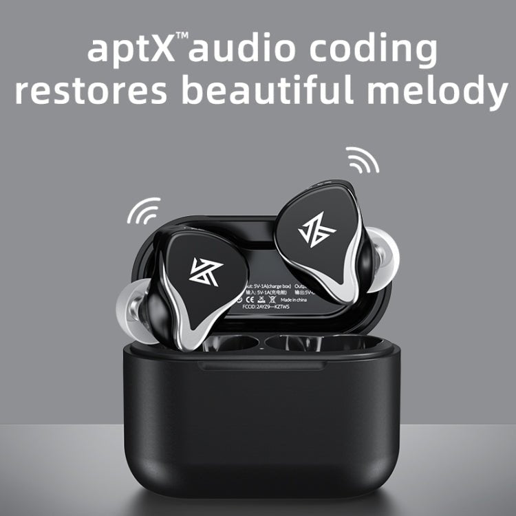 KZ Z3 Hybrid Technology 1DD+1BA Wireless Bluetooth 5.2 Sports Noise Reduction TWS In - ear Earphone - ORIWHIZ