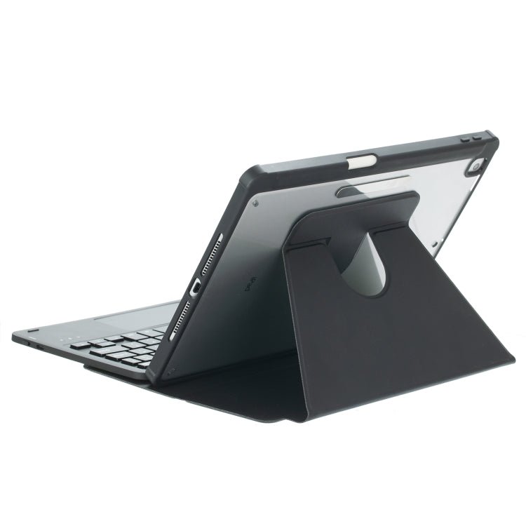 L13 - A 360 Rotation Acrylic Transparent Bluetooth Keyboard Leather Case With Touch Control, L13 - A - ORIWHIZApple AccessoriesiPad KeyboardiPad Keyboard For iPad Pro