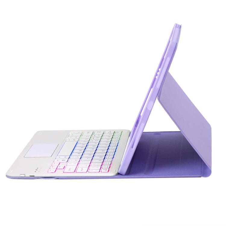 Lambskin Pen Slot Touch Pad Backlight Bluetooth Keyboard Leather Tablet Case, For iPad Air 2022&2020 / Pro 11 2021&2020&2018, For iPad 10.2 2021&2020&2019/Air 2019/Pro 10.5, For iPad 9.7 2018&2017 / Pro 9.7 / Air 2 - ORIWHIZApple AccessoriesiPad KeyboardiPad Keyboard For iPad Pro