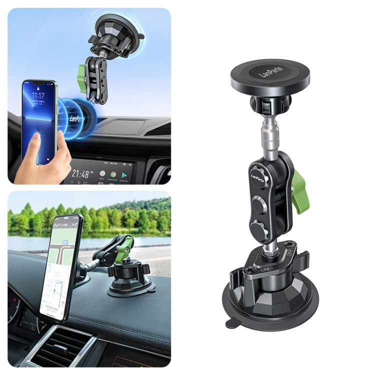 Lanparte Magnetic Car Phone Holder Adjustable Suction Cup Navigation Stand, RBA - M01N, RBA - M01NB, RBA - M01NL, RBA - M01NLB, RBA - M01 - ORIWHIZ