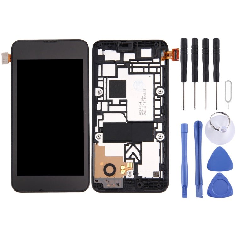 LCD Display + Touch Panel with Frame for Nokia Lumia 530 , For Nokia Lumia 530 - ORIWHIZ