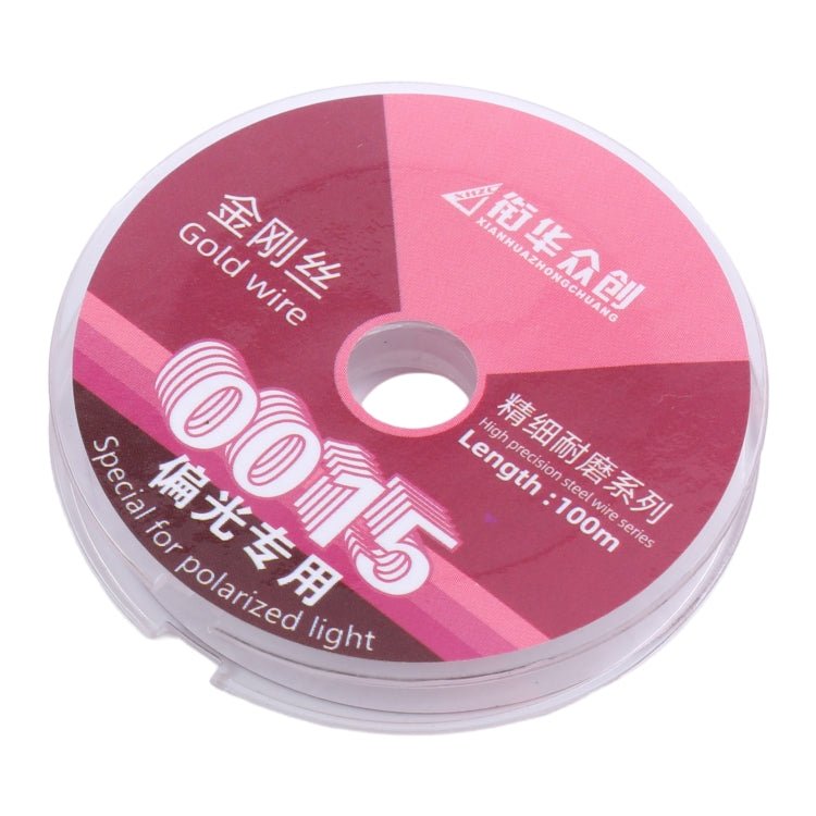LCD Filter Polarizing Films Separation Diamond Wire, 0.015mm x 100m(For LCD Filter Films) - ORIWHIZ