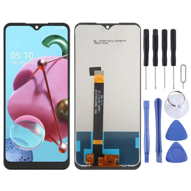 LCD Screen and Digitizer Full Assembly for LG Q51 / K51 LM - Q510N, For LG Q51 - ORIWHIZ