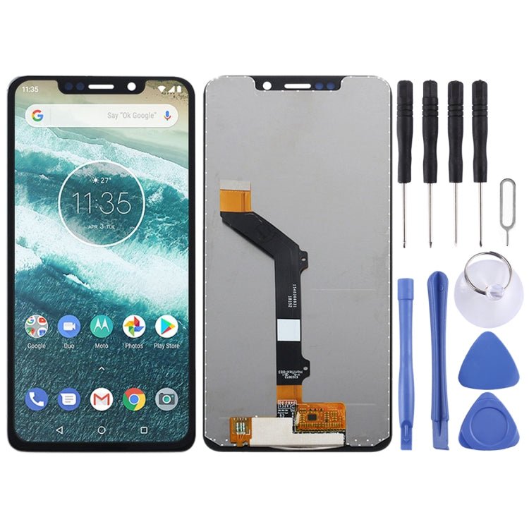 LCD Screen and Digitizer Full Assembly for Motorola One (P30 Play), For Moto One - ORIWHIZ