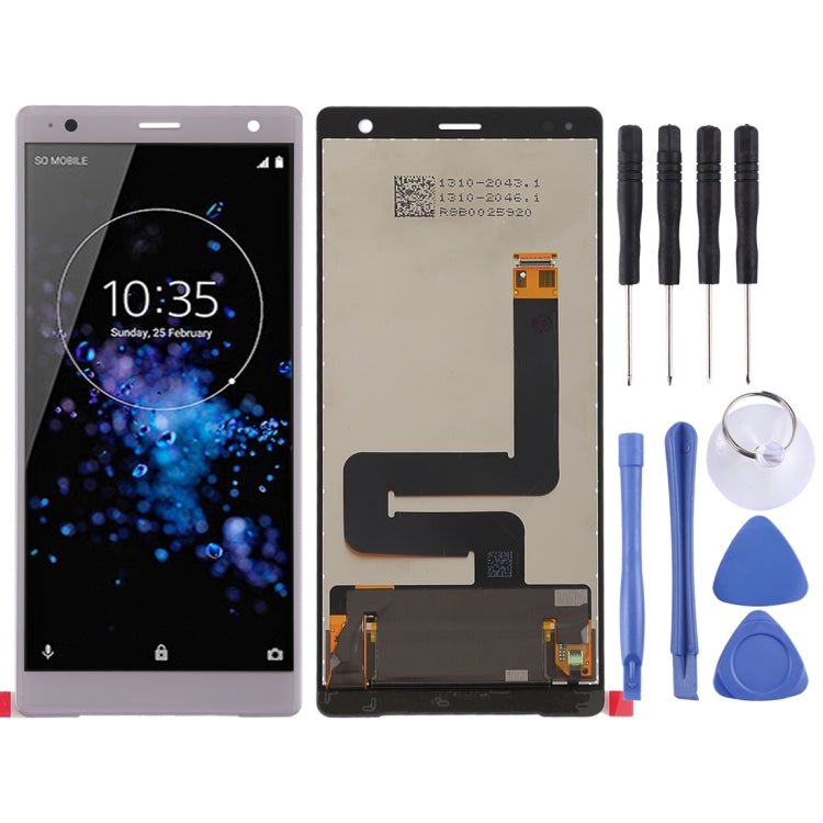 LCD Screen and Digitizer Full Assembly (Original) for Sony Xperia XZ2, For Sony Xperia XZ2, For Sony Xperia XZ2 (Purple) - ORIWHIZ