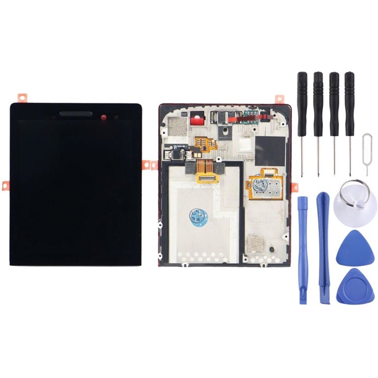 LCD Screen and Digitizer Full Assembly with Frame for BlackBerry P9983, BlackBerry P9983 - ORIWHIZ