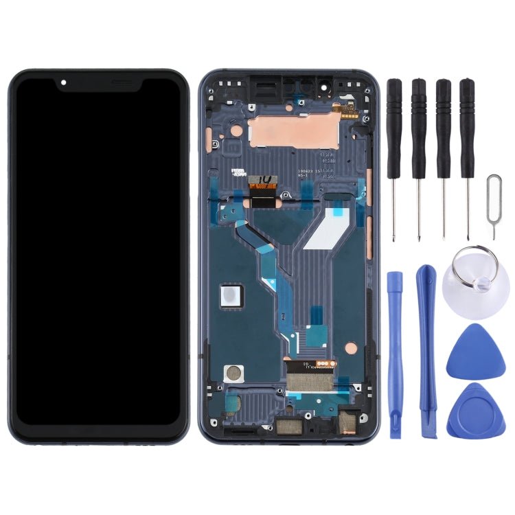 LCD Screen and Digitizer Full Assembly With Frame for LG G8s ThinQ LMG810, LM - G810, LMG810EAW, For LG G8s ThinQ - ORIWHIZ