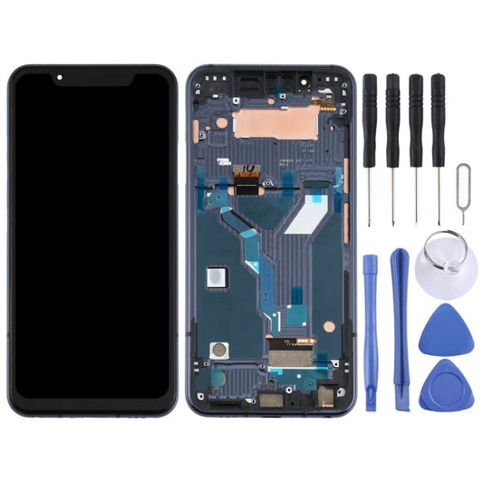 LCD Screen and Digitizer Full Assembly With Frame for LG G8s ThinQ LMG810, LM - G810, LMG810EAW, For LG G8s ThinQ - ORIWHIZ