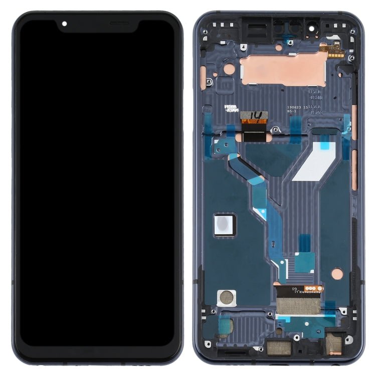 LCD Screen and Digitizer Full Assembly With Frame for LG G8s ThinQ LMG810, LM - G810, LMG810EAW, For LG G8s ThinQ - ORIWHIZ