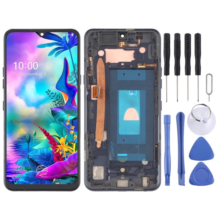 LCD Screen and Digitizer Full Assembly with Frame for LG G8X ThinQ LMG850EMW LM - G850, For LG G8X ThinQ - ORIWHIZ