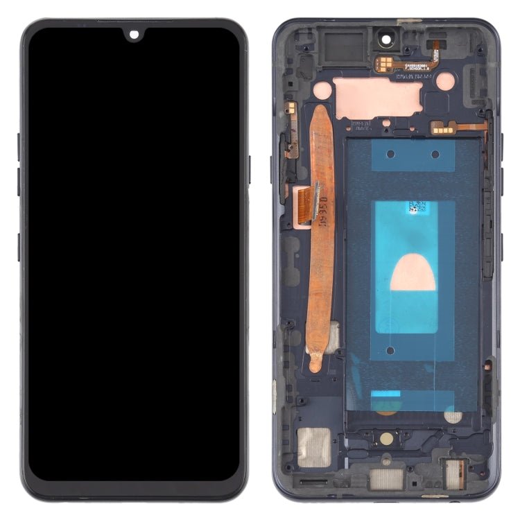 LCD Screen and Digitizer Full Assembly with Frame for LG G8X ThinQ LMG850EMW LM - G850, For LG G8X ThinQ - ORIWHIZ