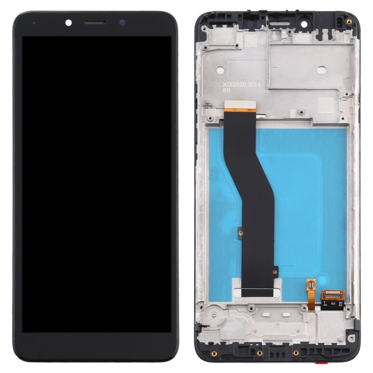LCD Screen and Digitizer Full Assembly With Frame for LG K20 (2019) LM - X120EMW LMX120EMW LM - X120, For LG K20 (2019) - ORIWHIZ