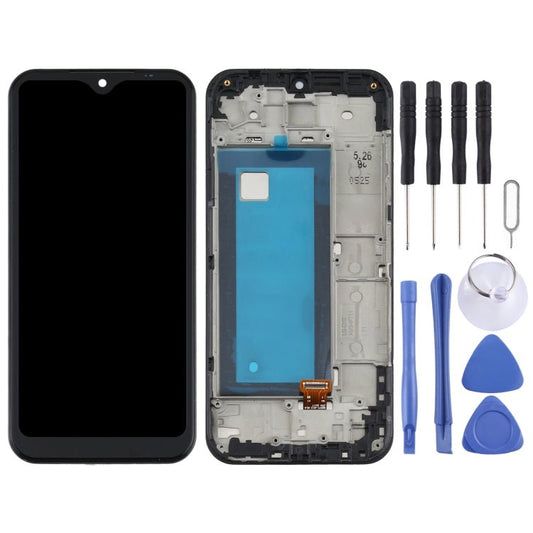 LCD Screen and Digitizer Full Assembly With Frame for LG K31 LM - K300Q, LMK300, For LG K31 - ORIWHIZ