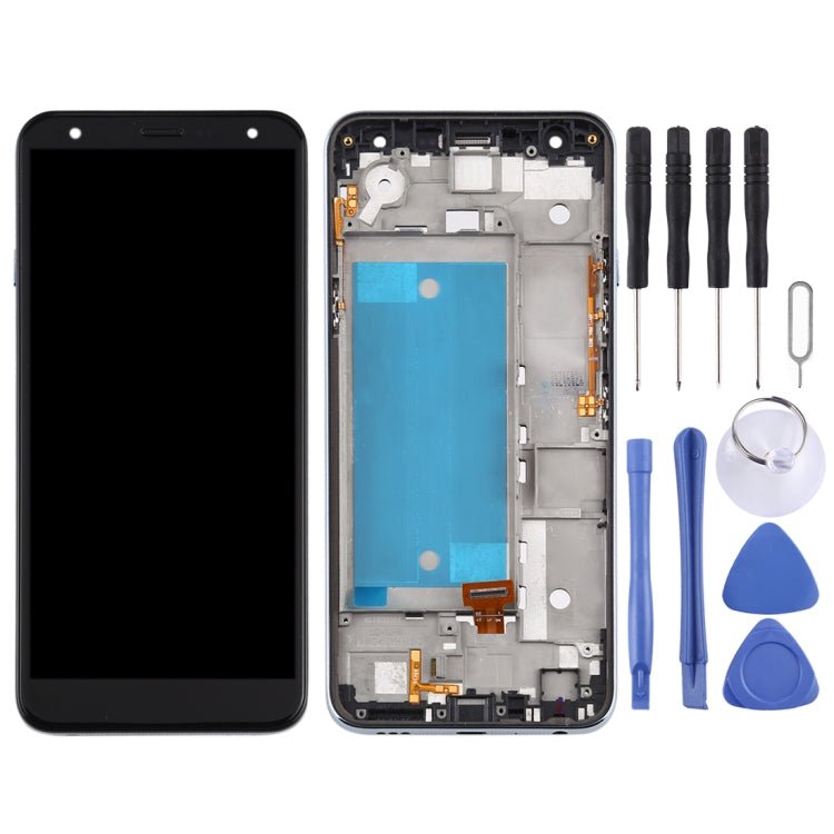 LCD Screen and Digitizer Full Assembly with Frame for LG K40 LMX420 / X4 2019 / K12 Plus,Double SIM, For LG K40(Double SIM) - ORIWHIZ