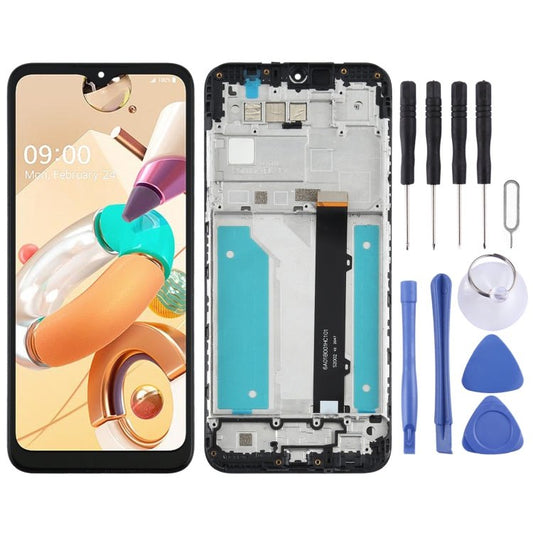 LCD Screen and Digitizer Full Assembly With Frame for LG K41s LMK410EMW, LM - K410EMW, LM - K410, For LG K41s - ORIWHIZ