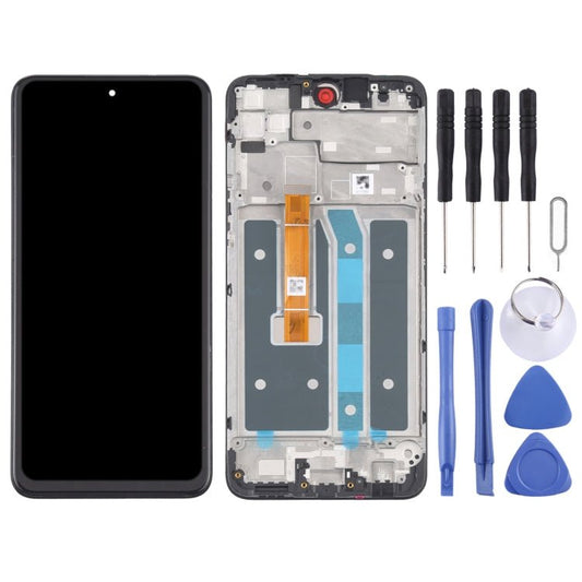 LCD Screen and Digitizer Full Assembly with Frame for LG K42 LMK420 LM - K420 LMK420H LM - K420H LMK420E LM - K420E LMK420Y LM - K420Y, For LG K42 - ORIWHIZ