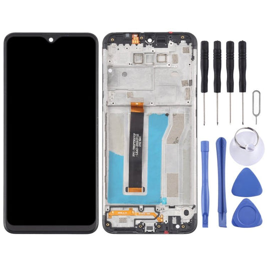 LCD Screen and Digitizer Full Assembly with Frame for LG K50S LMX450HM LM - X540 LM - X540BMW LMX540BMW, For LG K50S - ORIWHIZ