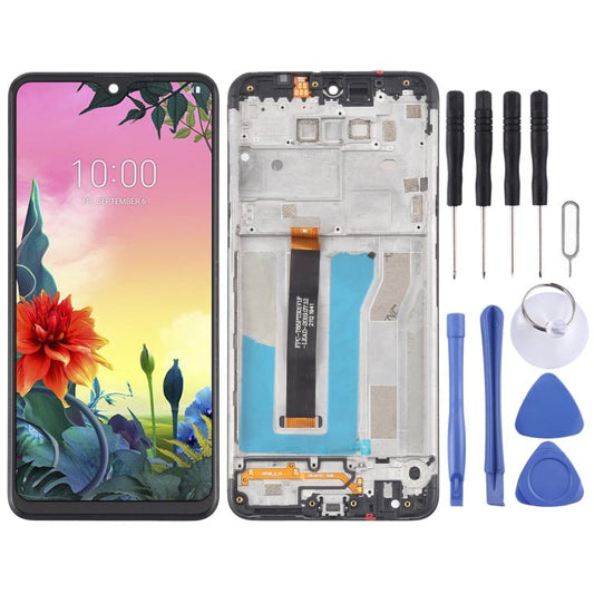 LCD Screen and Digitizer Full Assembly with Frame for LG K50S LMX450HM LM - X540 LM - X540BMW LMX540BMW, For LG K50S - ORIWHIZ