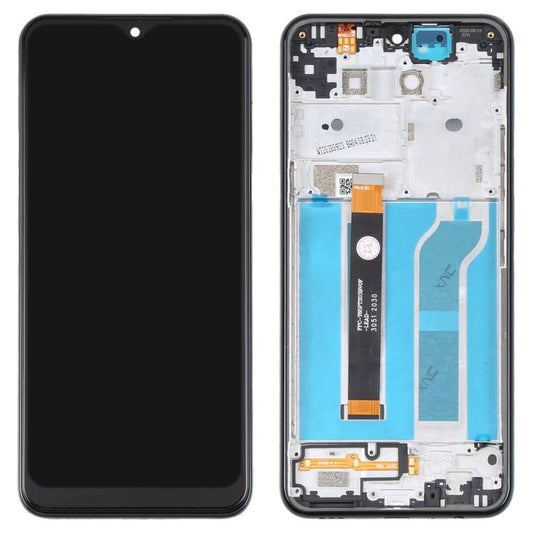 LCD Screen and Digitizer Full Assembly With Frame for LG K51 LM - Q510N, For LG K51 - ORIWHIZ