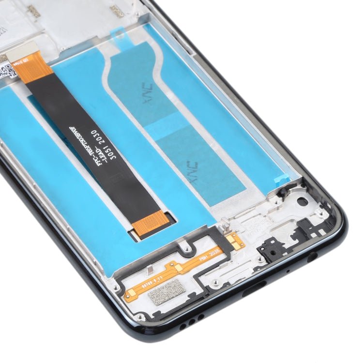 LCD Screen and Digitizer Full Assembly With Frame for LG K51 LM - Q510N, For LG K51 - ORIWHIZ