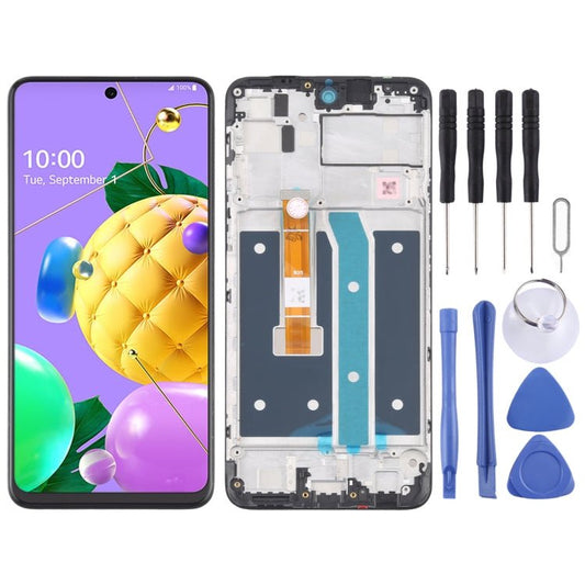 LCD Screen and Digitizer Full Assembly with Frame for LG K52 / K62 / Q52 LMK520 LM - K520 LMK520E LM - K520E LMK520Y LM - K520Y LMK520H LM - K520H LMK525H LMK525 LM - K525H LM - K525, For LG K52 / K62 / Q52 - ORIWHIZ